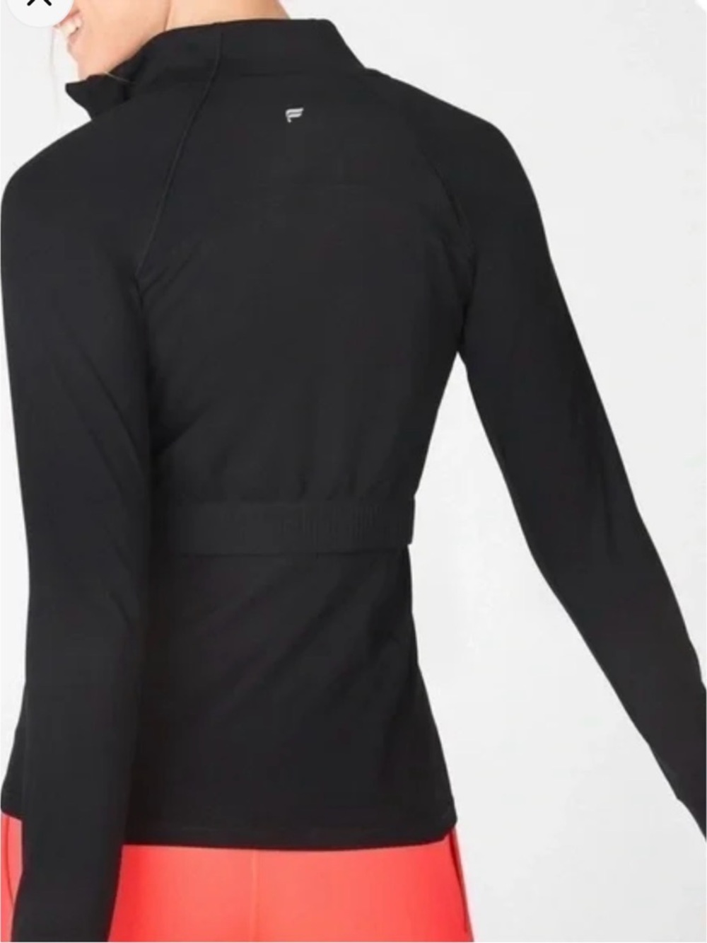 Fabletics Black Trinity Performance Jacket Black Size Large - Picture 3 of 7